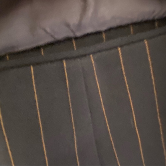 BCBGMaxAzria brown pinstripe professional blazer - Picture 12 of 16